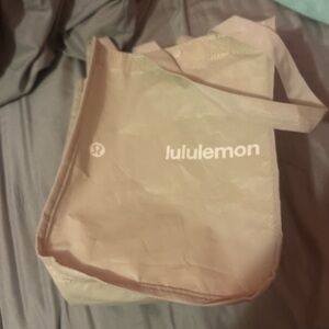 Lululemon Cream Tote Bag